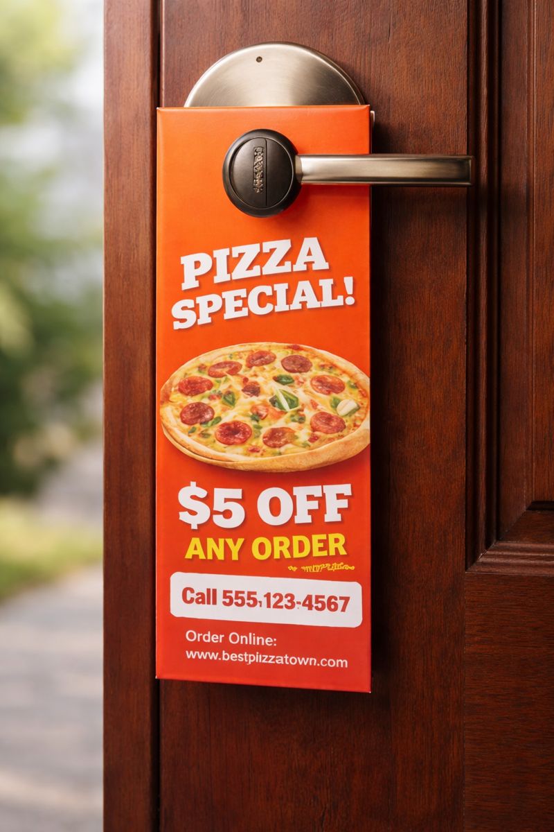 Door Hangers for Restaurants